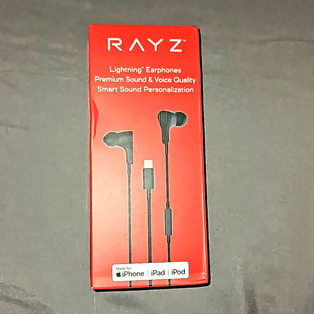 RAYZ lightning connection earphones for apple iphone
